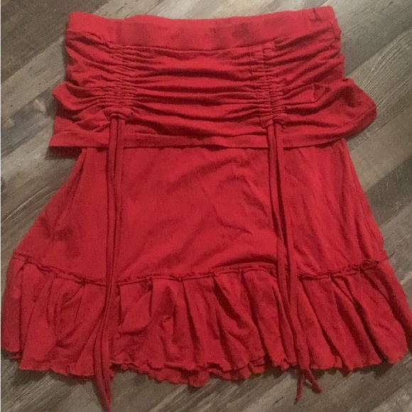 Red Fairy Skirt SOLD - Picture 2 of 3